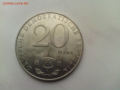 С РУБЛЯ!!! ГДР 20 марок 1973г. Отто Гротеволь - IMG_20140227_173141