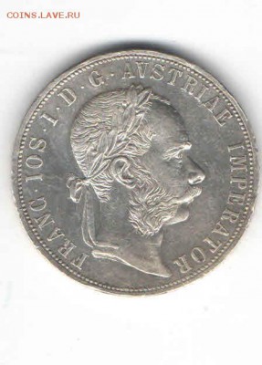 АВСТРИЯ 2 ФЛОРИНА 1873 ДО 5.03 - 1110