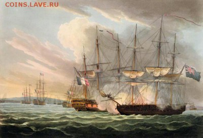 Монеты с Корабликами - Basques Road-Thomas Whitcombe.JPG