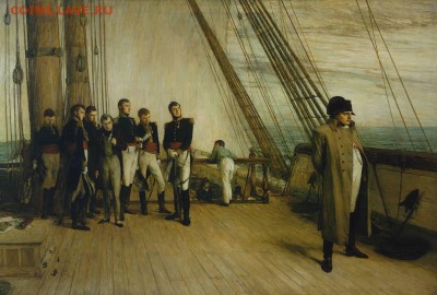 Монеты с Корабликами - Napoleon on Board the Bellerophon
