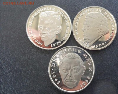 ФРГ 2 марки 3 шт разные пруф   до 5.3  в 21-30  мск - 28.02.2014  РАЗНОЕ,,, 051.JPG