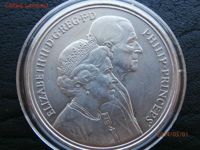 ВЕЛИКОБРИТАНИЯ 5 фунтов 1997г.ЕЛИЗАВЕТА И ФИЛИПП  до 02.03 - P3010069.JPG