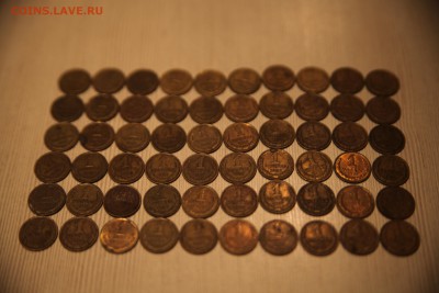 170 МОНЕТ (1,2,3,5 копеек СССР)  03.03  22.10 - 1 коп.