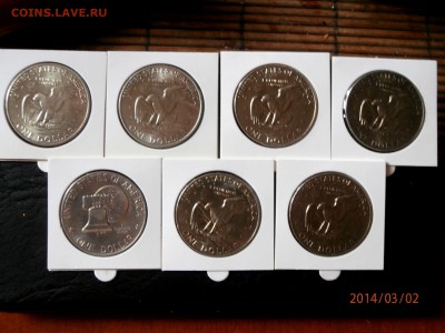 ДОЛЛАРЫ ЭЙЗЕНХАУЭРА-ВСЕ.7шт.до 03.03 - P3020102.JPG