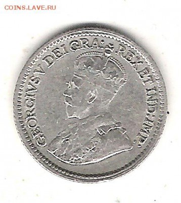 Канада 5 центов 1920 до 5.03 в 22 по МСК - Канада 5 ц  1920