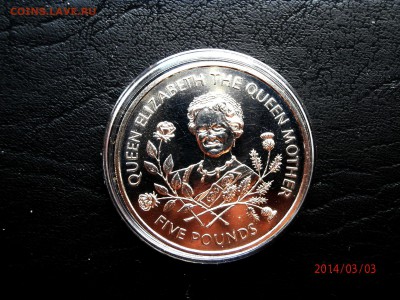 ГЕРНСИ 5 фунтов КОРОЛЕВА МАТЬ 1995г.до 05.03 - P3030014.JPG