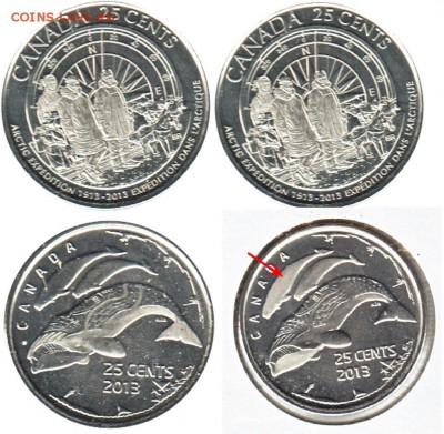Канада. 1с-50с*$1,$2,$4,$5,$10,$20*Наборы монет. Пополняемая - 2013_25c_ArcticExpedition