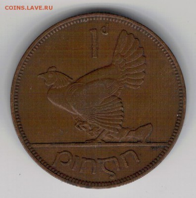 ИРЛАНДИЯ ПЕННИ 1937 КУРИЦА ДО 06.03.14 В 22.00МСК (7849) - 4-ир1п37а