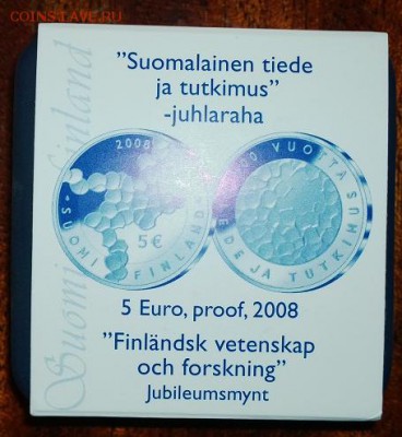 Финляндия 5 евро 2008 Наука ПРУФ до 08.03 22.00 МСК - WP_20140301_21_51_38_Pro