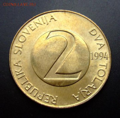 2 - Словения 2 толара (1994) Деревенская ласточка А