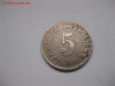 SOLINGEN,5 ПФЕННИГОВ 1919г(железо,нотгельд)!до 5.03.2014 - IMG_0615.JPG