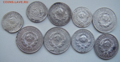Билон 20.15.10 коп 1922-30 г 9шт разные 08.03.14 22-00 - 63