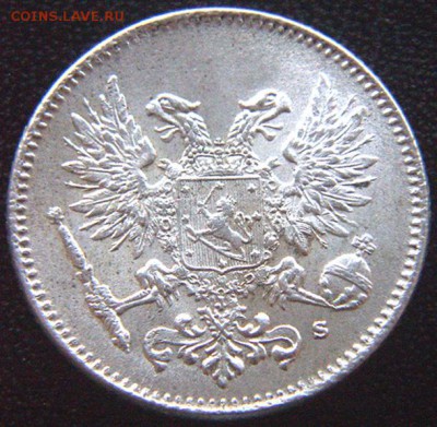 Царская Финляндия_50 пенни 1917; серебро. До 04.03_22.04мск - 7486