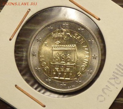 САН-МАРИНО - 2 евро 2011 г. АЦ до 10.03, 22.00 - сан-марино 2 евро ходячка - 1