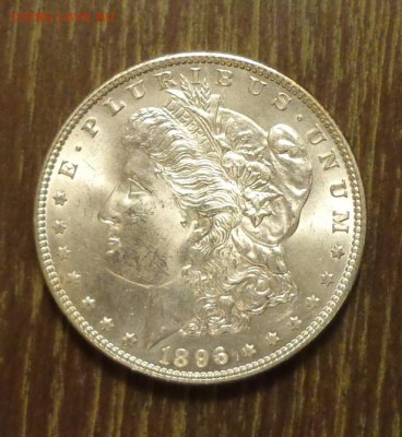 США - МОРГАН-ДОЛЛАР 1896 АЦ! до 10.03, 22.00 - США - Морган-доллар 1896 1