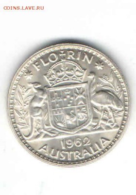 АВСТРАЛИЯ 1 ФЛОРИН 1962 ДО 10.03 - 2235