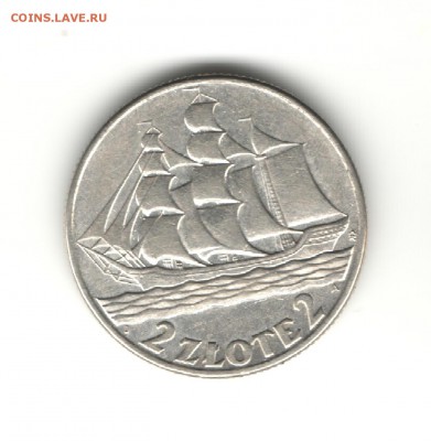 Польша, 2 злотых 1936 (корабль) до 10.03.2014, 21-00 МСК - 2zt36-1скан