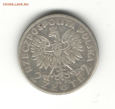 Польша 2 злотых 1934 (Ядвига) до 10.03.2014, 21-00 МСК - 2zt34-2скан