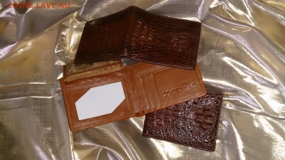 Изделия из кожи крокодила и питона. - портмоне м с мал крок