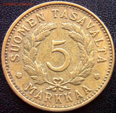 Финляндия_5 марок 1951; до 05.03_22.12мск - 7527