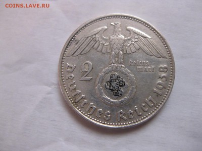 ГЕРМАНИЯ,2 РЕЙХСМАРКИ 1938 В (Гинденбург,Ag )!до 6.03.2014 - IMG_0665.JPG