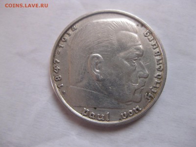 ГЕРМАНИЯ,2 РЕЙХСМАРКИ 1938 В (Гинденбург,Ag )!до 6.03.2014 - IMG_0664.JPG