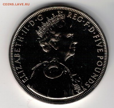Великобритания 5£ 2012 Алмазный юбилей 10.03 в 22.00 (8196) - 4-вел5ф2012а