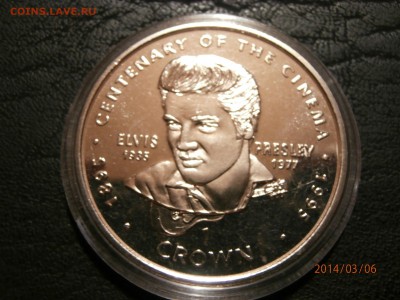 ГИБРАЛТАР 1 крона ЭЛВИС ПРЕСЛИ 1996г.. до 07.03 - P3060009.JPG