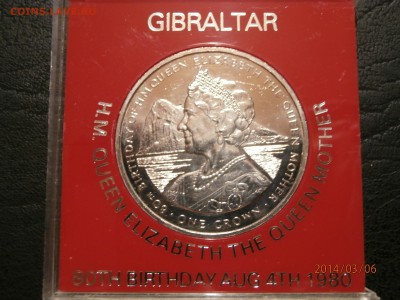 ГИБРАЛТАР 1 крона КОРОЛЕВА МАТЬ 1980г.в боксе до 07.03 - P3060015.JPG