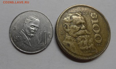 Мексика.100песо1987г.20сентаво 1978г. - SAM_5114.JPG