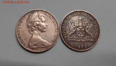 Австралия 2цента. Тринидад и Табаго 5центов.1979г. - SAM_5129.JPG