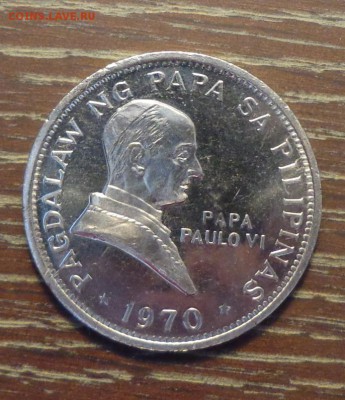 ФИЛИППИНЫ - 1 писо ВИЗИТ ПАПЫ до 12.03, 22.00 - Филиппины - Папа Павел 6