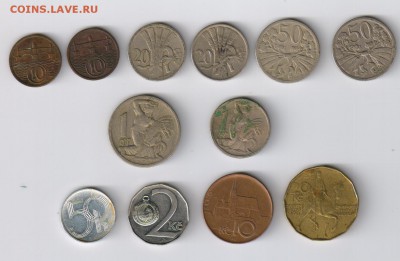 ЧЕХОСЛОВАКИЯ - 12 монет 1921-2006г до 12.03.2014г 21-00 - ЧЕХОСЛОВАКИЯ - 12 монет 001