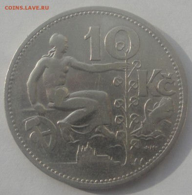 Чехословакия 2х10 крон 1931 и 1932 серебро до 10.03 - Чех 3