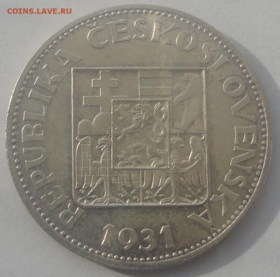 Чехословакия 2х10 крон 1931 и 1932 серебро до 10.03 - Чех 2