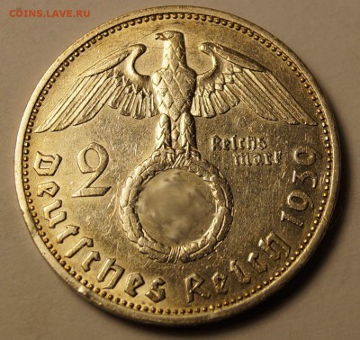 2 рейхсмарки 1939 F Отличная до 11.03.2014 - 2 марки 1939 F_2.JPG