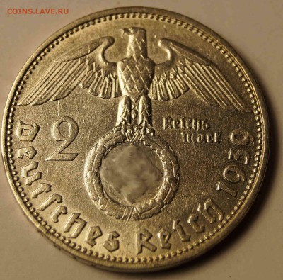 2 рейхсмарки 1939 D  до 11.03.2014 - 2 марки 1939D_2.JPG
