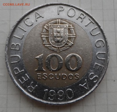 Португалия 100 эскудо.1990г. - SAM_5237.JPG