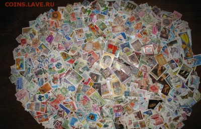 Марки 4500 + штук. Огромный лот - марки 4