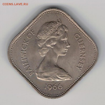 ГЕРНСИ 10 ШИЛЛИНГОВ 1966 ВИЛЬЯМ I ДО 13.03 В 22.00МСК (7848) - 4-герн