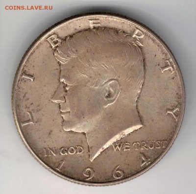 2 ДОЛЛАРА 1964 ДО 13.03.14 В 22.00МСК (8193) - 5-сша-халф64