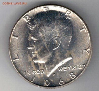 2 ДОЛЛАРА 1968 ДО 13.03.14 В 22.00МСК (8118) - 5-сша-халф68