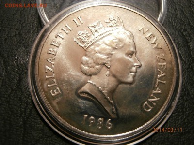 НОВ.ЗЕЛАНДИЯ 1 доллар 1986г.КОРОЛЕВСКИЙ ВИЗИТ до 11.03 - P3110033.JPG