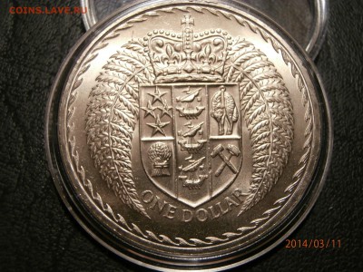 НОВ.ЗЕЛАНДИЯ 1 доллар 1967г. до 11.03 - P3110033.JPG