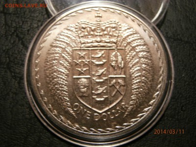 НОВ.ЗЕЛАНДИЯ 1 доллар 1971г. до 11.03 - P3110035.JPG