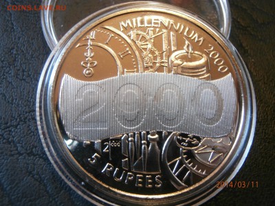 СЕЙШЕЛЫ 5рупий 2000г. МИЛЛЕНИУМ до 11.03 - P3110031.JPG