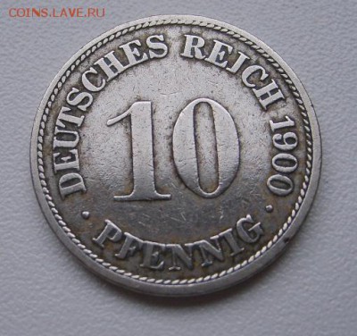 ГЕРМАНИЯ,10 пфеннигов 1900F г (Cu-Ni) !!до 12.03.2014 - S6000462.JPG