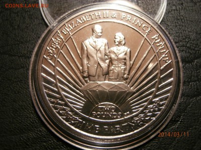 Ю.ДЖОРДЖИЯ 2 фунта ЕЛИЗАВЕТА И ФИЛИПП 2011г. до 12.03 - P3110063.JPG