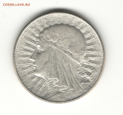 Польша 5 злотых 1933 (Ядвига) до 17.03.2014, 21-00 МСК - 5zt33-2скан
