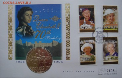 о.Вознесения 50 пенсов 1996 ШАЙБА! BUNC в конверте 17.03 22 - Крона Вознесения 1996-1.JPG